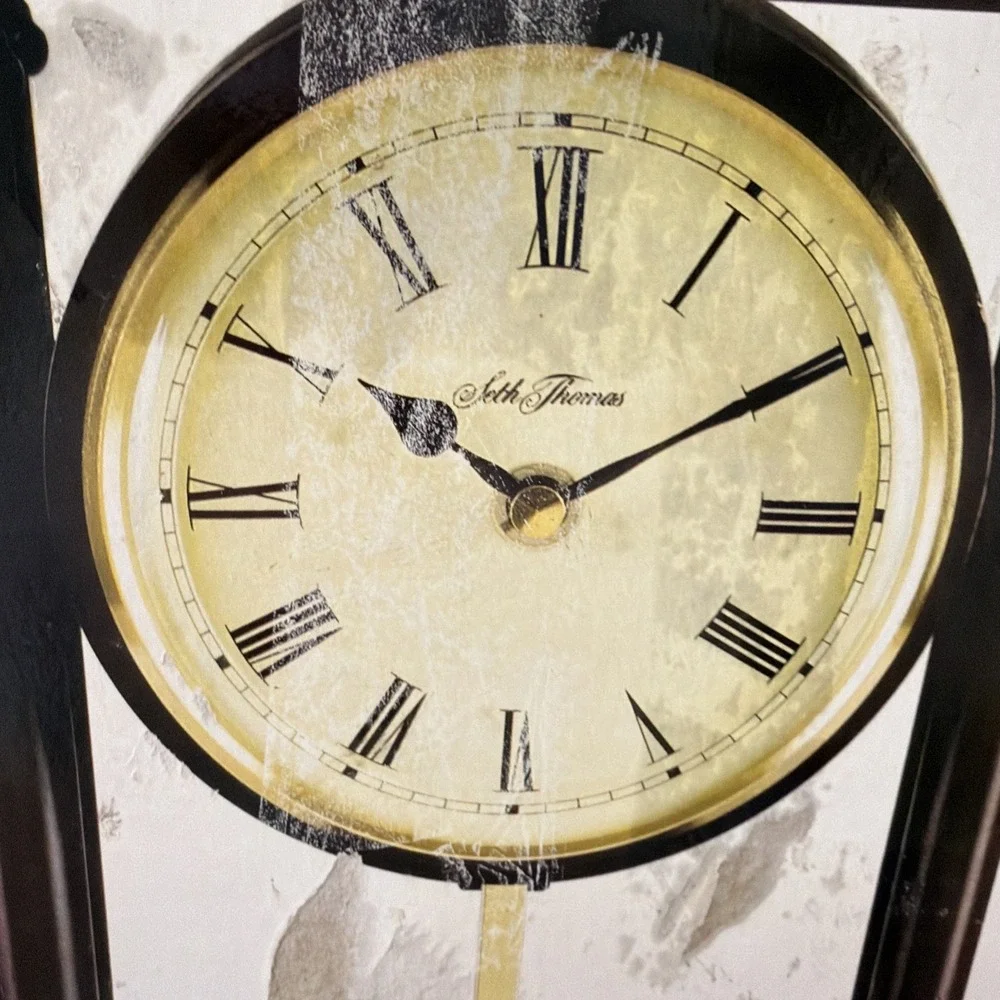 NEW IN BOX SETH THOMAS HARDING TABLE/MANTEL CLOCK MCH-1623  READ & SEE PICTURES